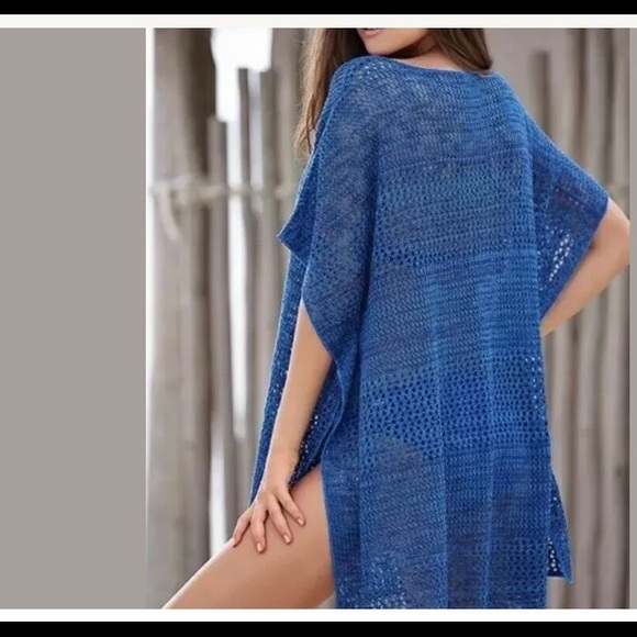 New Venus Knit Swimsuit Cover-up Crochet Tunic - Picture 10 of 10